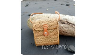 passport rattan sling bags full handmade indonesia